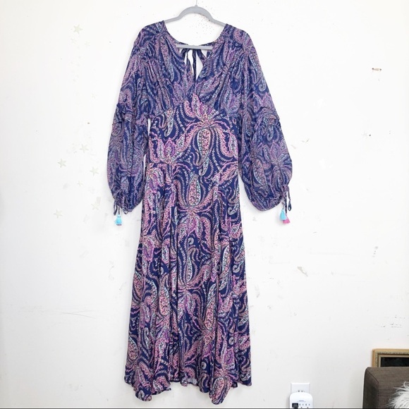 Free People Mirage Bohemian Paisley print maxi dress - Picture 3 of 14